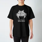 高円寺メタルめし のBRUTAL METAL MESHI WHITE Regular Fit T-Shirt