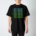 saki-bjjの柔術half guarder(black) スタンダードTシャツ