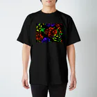 mikoのRED ON BLACK Regular Fit T-Shirt