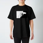 ないものねだりのHand Frame(B&W-small) スタンダードTシャツ