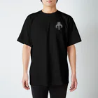 KLMI_CollectionのEmblem Front - Mando and Baby Y Back - Silver Regular Fit T-Shirt