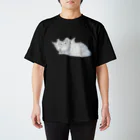 MadAlice☆猫狂いのアリスの白けろにゃろす Regular Fit T-Shirt