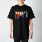 六角堂DADAのカクカクワイン瓶Tシャツ スタンダードTシャツ