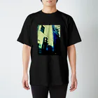 月島碌哉の壁面のTシャツ Regular Fit T-Shirt