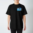 oganessonの走る男Tシャツ スタンダードTシャツ