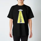 SURREAL SHOPの【黒専用】 UFO-MEN Regular Fit T-Shirt