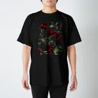 onikawa_babyのbara rose flower スタンダードTシャツ