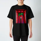 卍鮭＾ゑ＾鮭卍のしたたり祟り スタンダードTシャツ