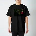 妖怪男の夜の狐 スタンダードTシャツ