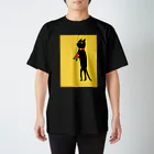 ひまのくろねこ Regular Fit T-Shirt