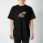 いか / ikaのikaしたTシャツ (黒) スタンダードTシャツ