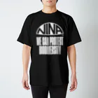 NinaのNINA LOGO & SLOGAN A WH Regular Fit T-Shirt