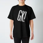 GK! WEB SHOPのGK!ロゴ（白） Regular Fit T-Shirt