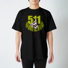 うめのの511！うめのTシャツイエロープリント スタンダードTシャツ