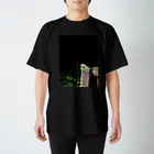 日本の両生類、爬虫類たちの登山するアカハライモリさん スタンダードTシャツ