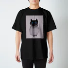 お花屋さんの夜の猫 スタンダードTシャツ