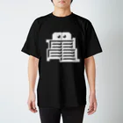 亀ノ文具堂 KAME NO BUNGUDOの亀ロゴ シロ スタンダードTシャツ