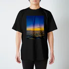 mizuphoto galleryのNight to the crescent moon スタンダードTシャツ