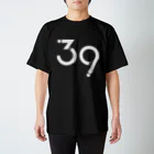 サンキュームービーマートの39ロゴ Tシャツ 白文字Ver Regular Fit T-Shirt