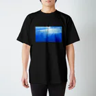 rencafeの Blue wave Regular Fit T-Shirt