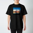 UNIOの奈留島の海_夕暮れ Regular Fit T-Shirt