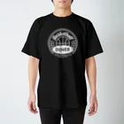 Basketball DinerのBasketball Diner ロゴ円白 スタンダードTシャツ