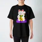 うとのぎゃらり〜🐰の開運招き猫 スタンダードTシャツ