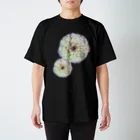 花水の夢花白二輪 Regular Fit T-Shirt