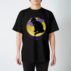 くろねこ倶楽部の月夜のブラックデビル（濃色地） Regular Fit T-Shirt