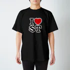 ＩＯＳＴのI love IOST（スクエア型） Regular Fit T-Shirt