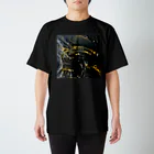 いろいろてんの黒髪から覗く輝くインナーカラー スタンダードTシャツ