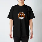 墨吉ぽち狐のふくら柴犬（焦げ茶） スタンダードTシャツ