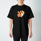 墨吉ぽち狐の桜もちぽ Regular Fit T-Shirt
