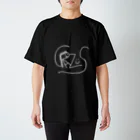 いぶし銀のくれいざうるす（白字） スタンダードTシャツ