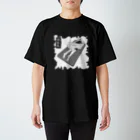 にゃんこ妖怪の猫寝襲_白ヌキVer. Regular Fit T-Shirt