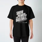 BASEBALL LOVERS CLOTHINGの「見せましょう野球の底力を」白文字Ver. スタンダードTシャツ