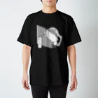 にゃんこ妖怪のねんねこ_白ヌキVer. Regular Fit T-Shirt