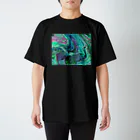 ZodiArtWorksのフルイドアート　かいていのゆめ Regular Fit T-Shirt