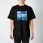 Cafe Lounge & Library pratimākrrm cĥā -ゆるやかな彫刻-のゆるやかな空 スタンダードTシャツ