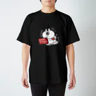 あじうさくんのお店のあじうさくんTシャツ(白文字) スタンダードTシャツ