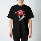 DRIPPEDのSKATEBOARDER-スケートボーダー-白ロゴ Regular Fit T-Shirt