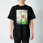 鉄の鳩小屋の端書き スタンダードTシャツ