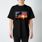 NFEアイテムショップのサマーサンセットグッズ Regular Fit T-Shirt