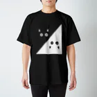 kiito_SUZURIのシロクロ猫 スタンダードTシャツ