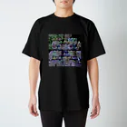 一欠片のカセットテープの紋 スタンダードTシャツ