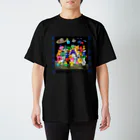 羽根web..net STOREのアンドロメイド星の宇宙人(濃色) スタンダードTシャツ