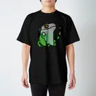 Funny Reptile Artののほほんイグアナ Regular Fit T-Shirt