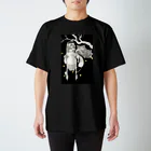 ねんねん虫の黒の目覚め Regular Fit T-Shirt