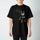 One Shibaの暗闇の黒柴 スタンダードTシャツ