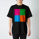 弊社の愉快な仲間たちのあの休みの日のやんち（黒） スタンダードTシャツ